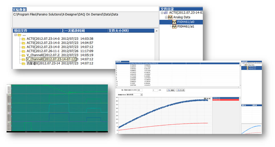 试验数据读取界面