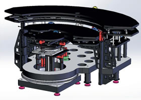 气浮平移同轴旋转检测系统