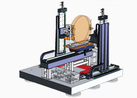大曲率扫描检测系统